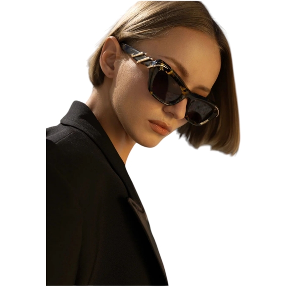 Saint Owen Medusa Sunglasses in Tortoise and Grey Ret$195 - Picture 2 of 12